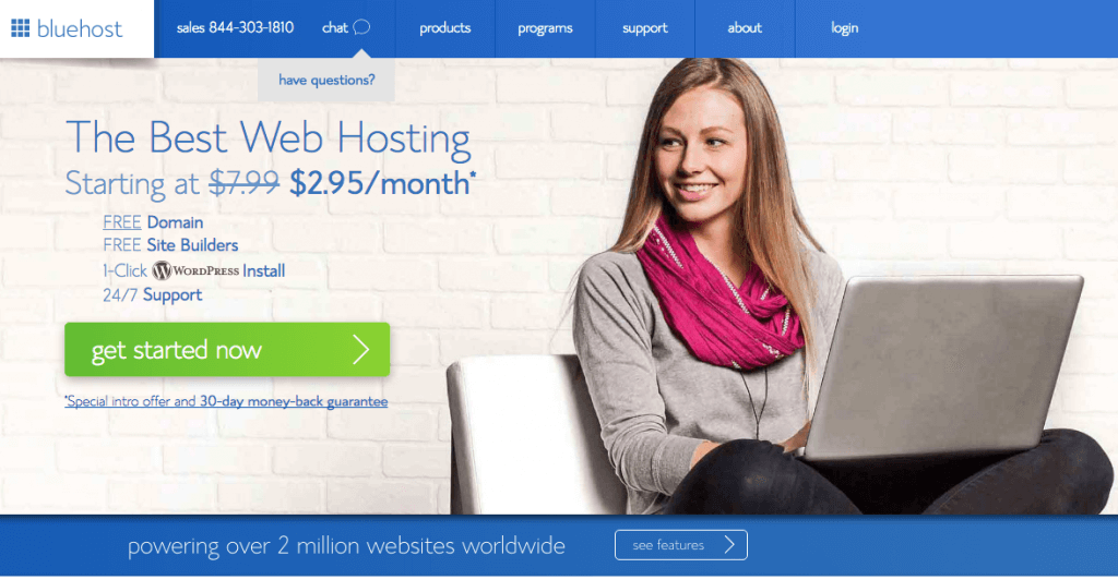 how to make money blogging - bluehost