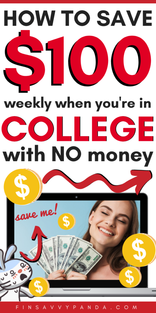 how to save money in college as student