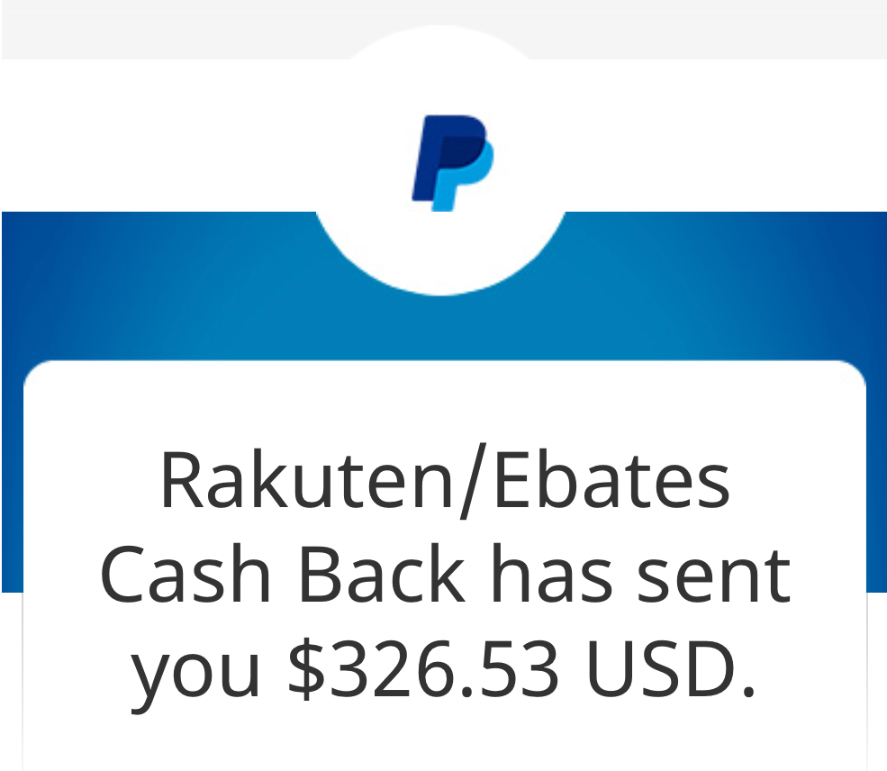 fulltime blogger-ebates PayPal