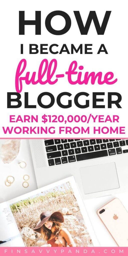 how to become a full time blogger career