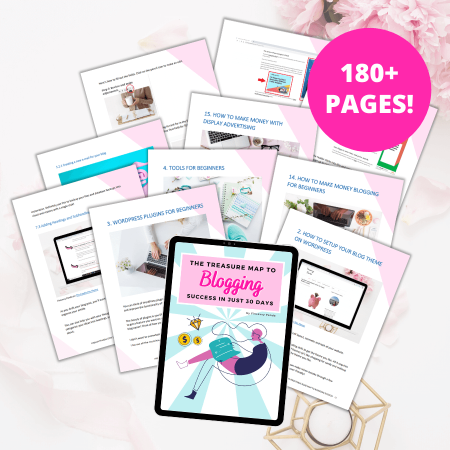 Profitable Roadmap To Blogging Success mockup
