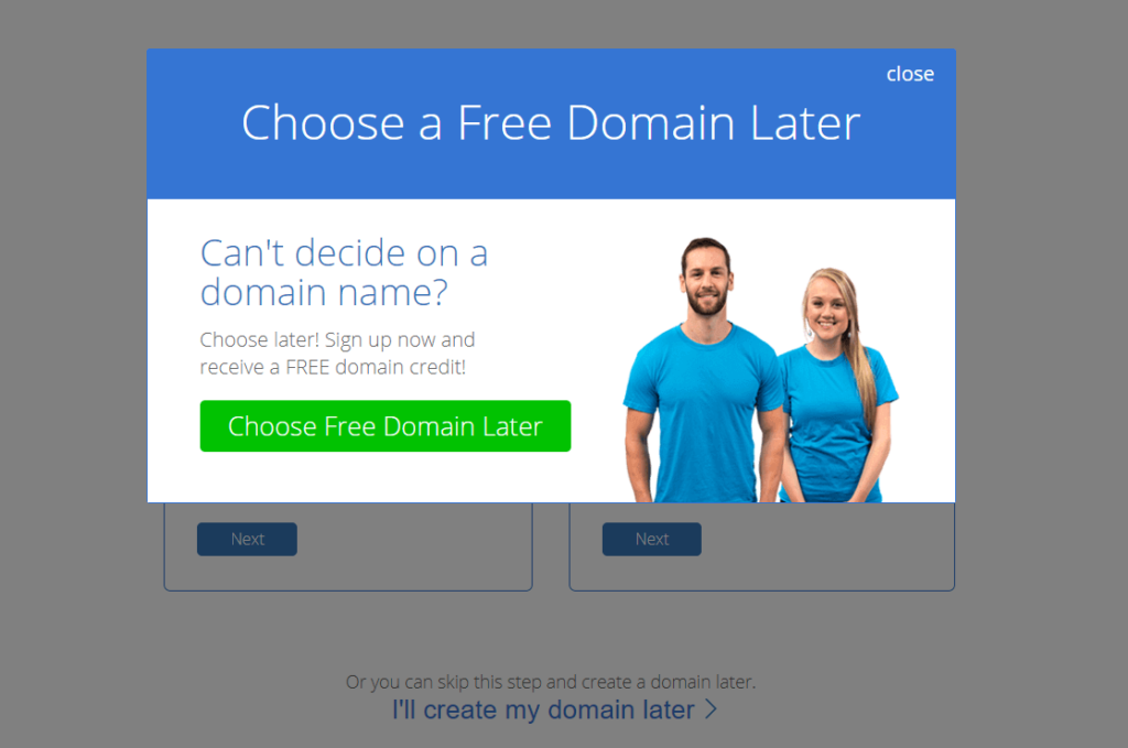 how to start a blog and make money bluehost choose domain name later