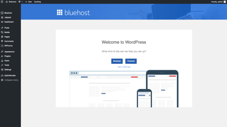 how to start a blog and make money bluehost start building