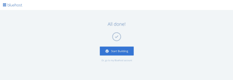 how to start a blog and make money bluehost start building