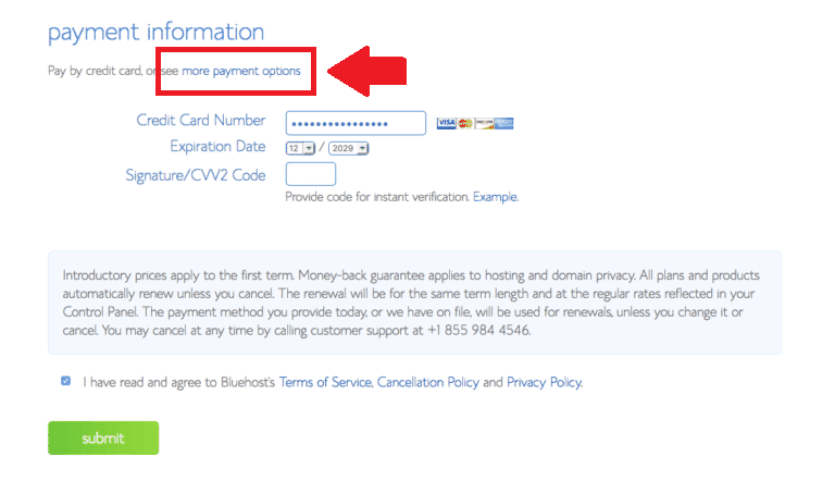 how to start a blog and make money payment information