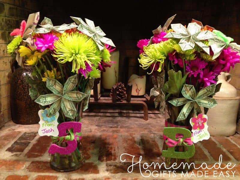 creative ways to give money origami money flowers