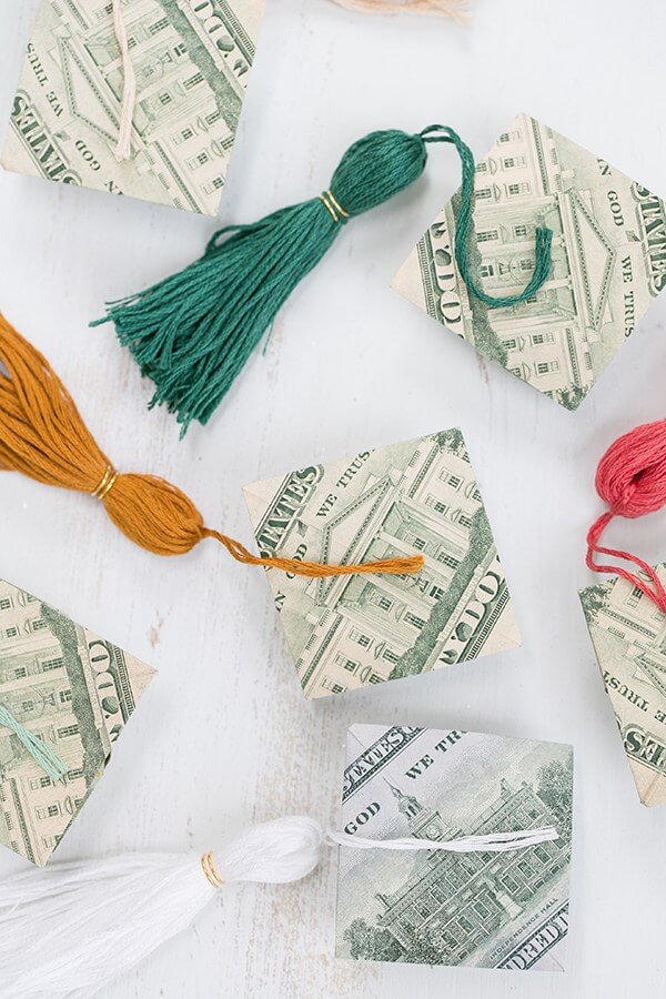 diy money gift idea graduation