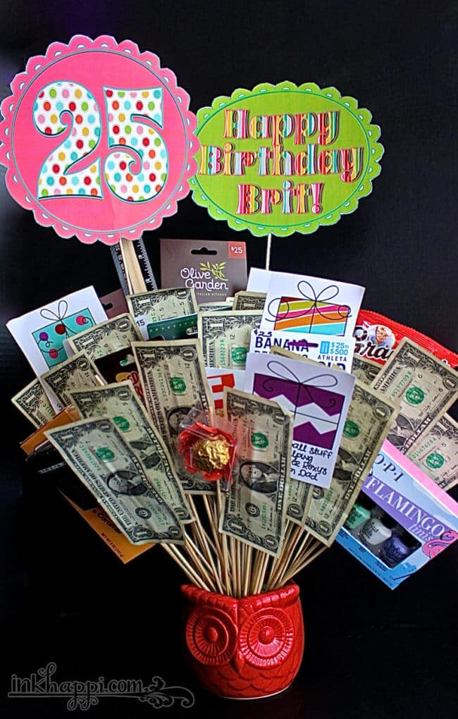 money gift basket