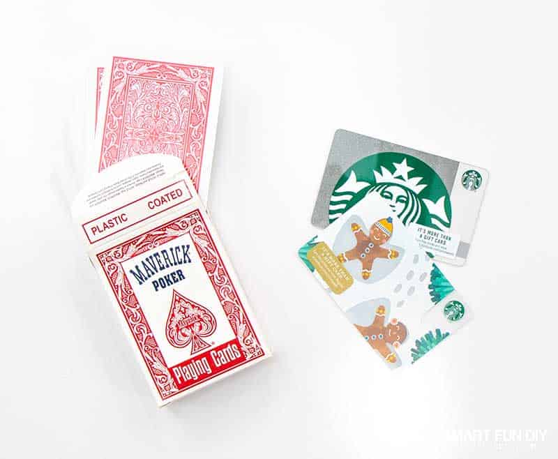 money gift ideas deck of cards