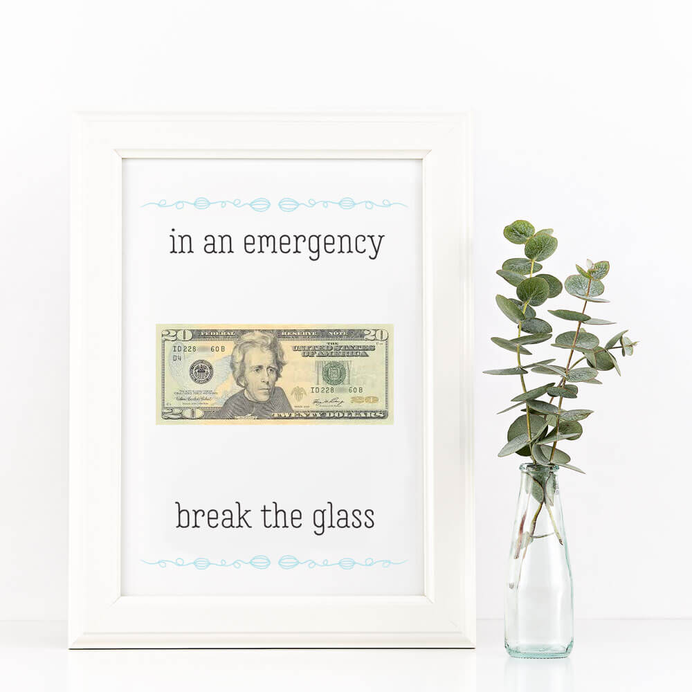 money gift ideas emergency cash