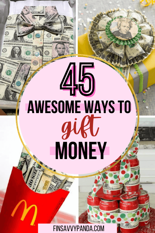 ways to give money gift ideas