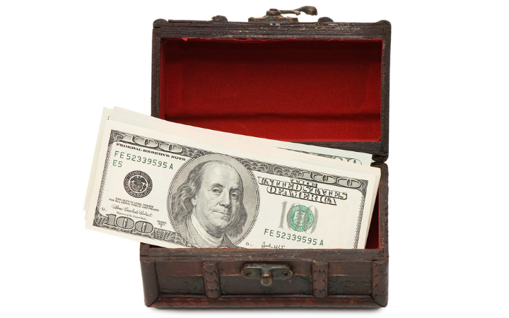 Money puzzle on sale box