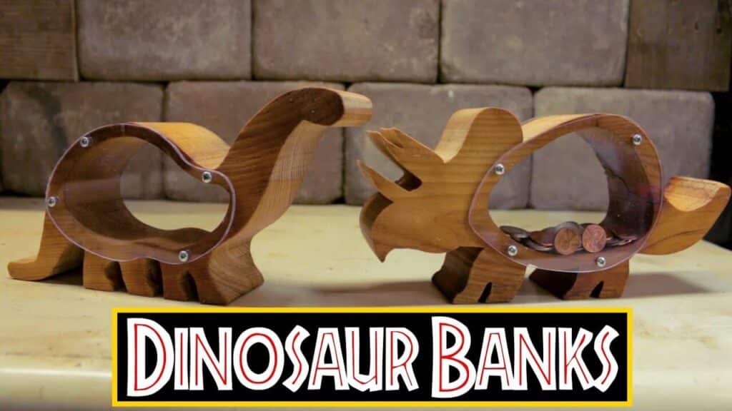 diy dinosaur piggy bank