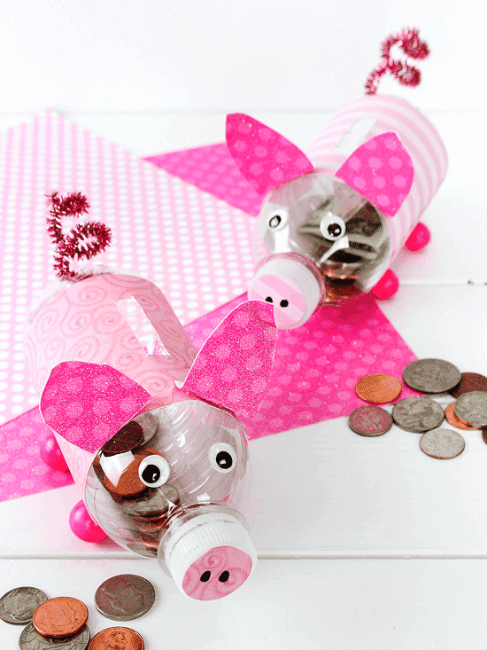 diy-water-bottle-piggy-bank-craft