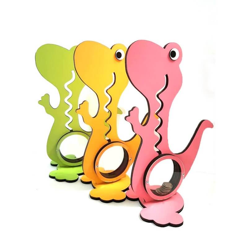 handmade dinosaur piggy bank etsy