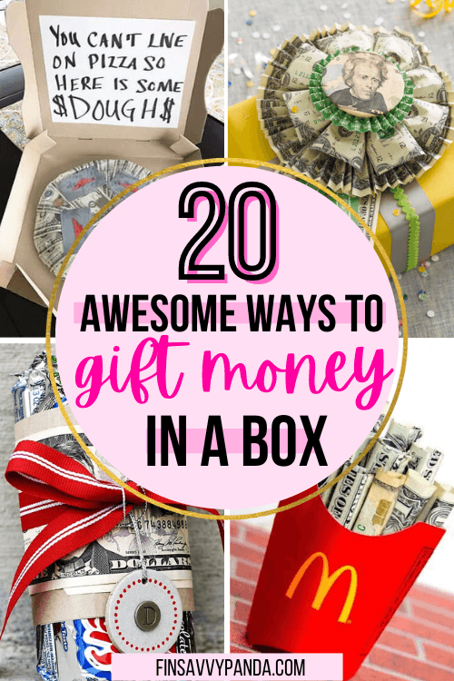 money gift box ideas pinterest