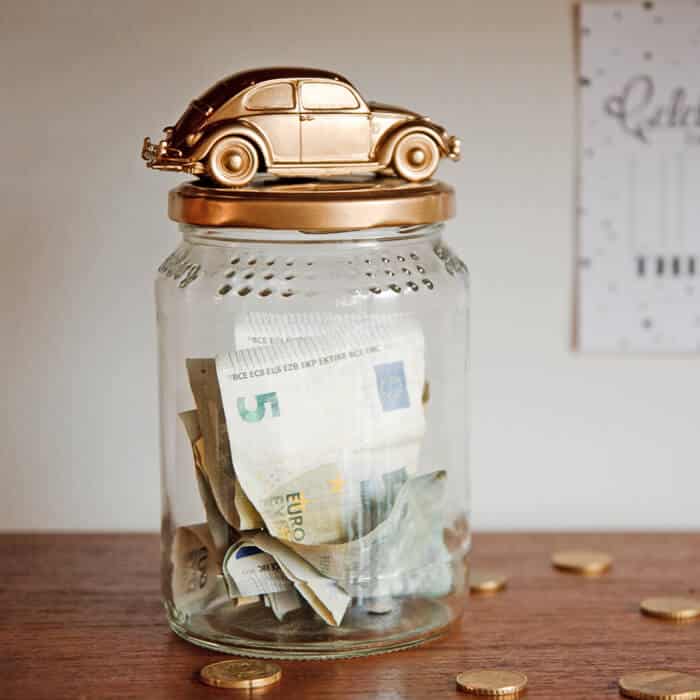 piggy bank diy car mason jar