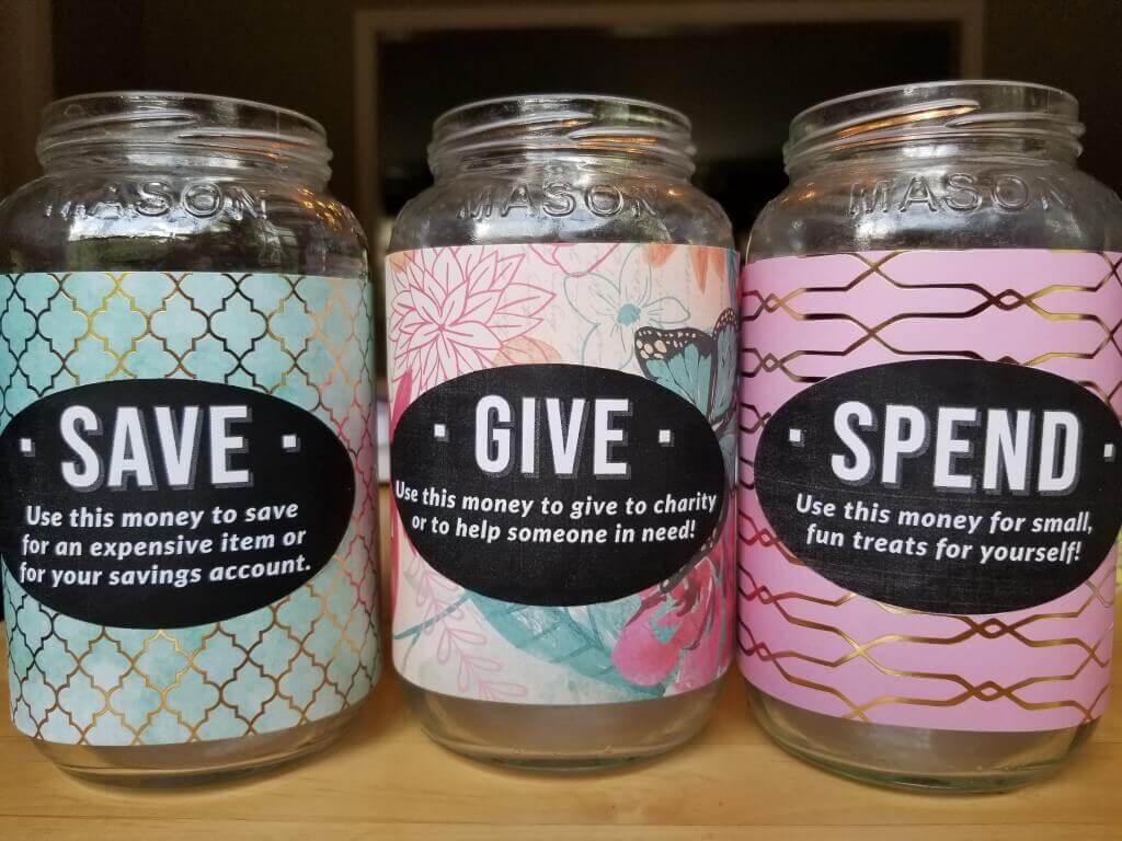 piggy bank for girls give spend save coins