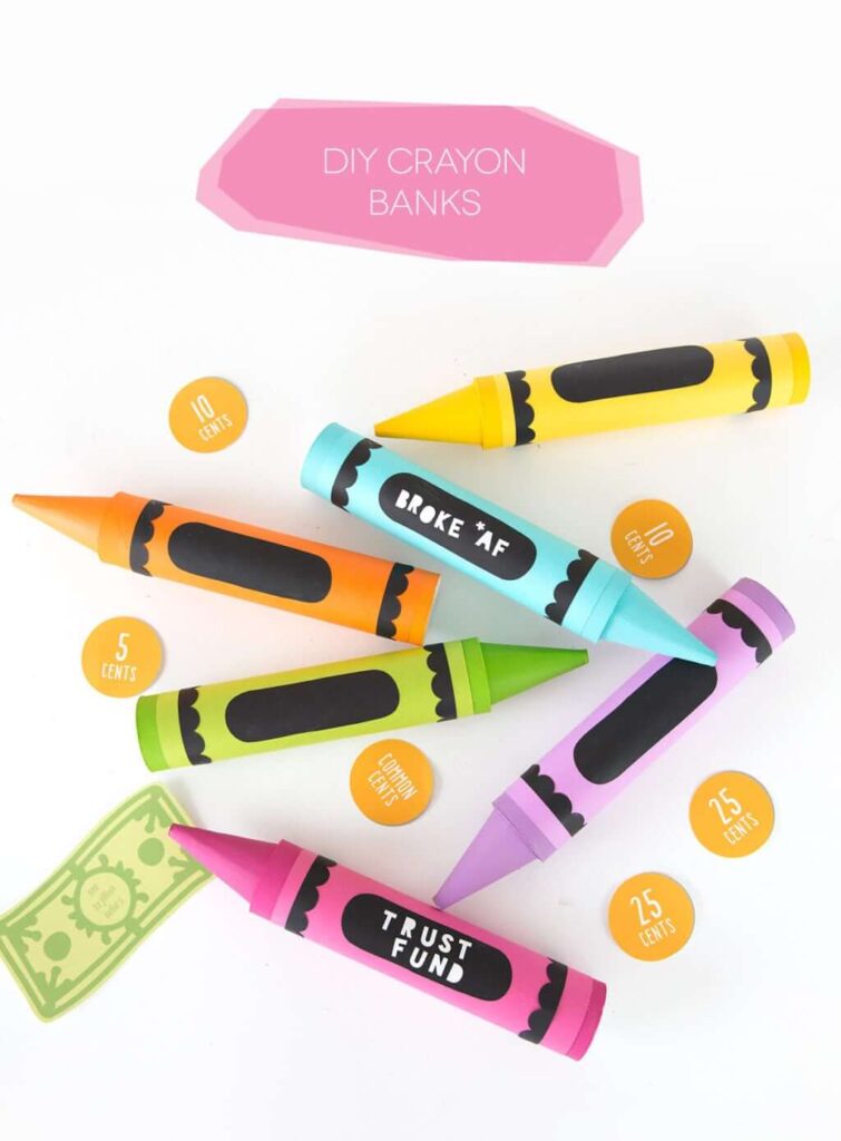 diy crayon banks