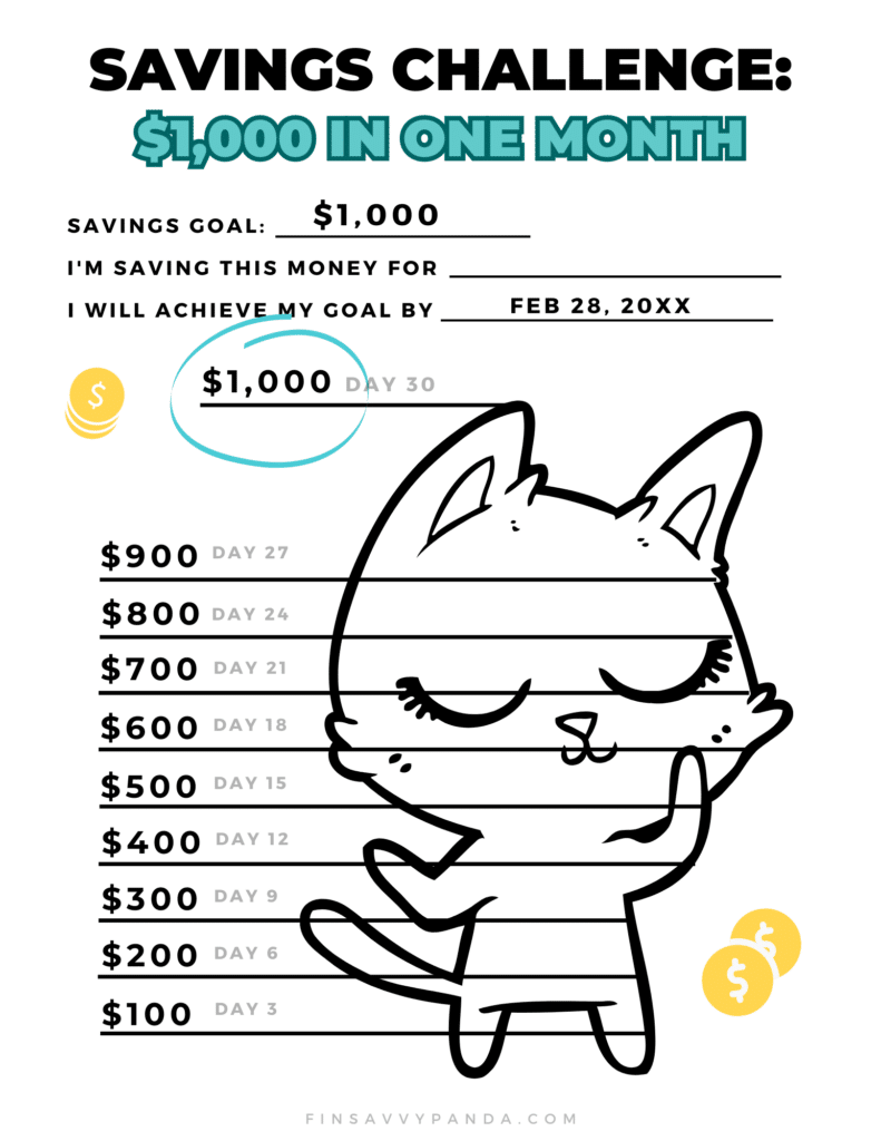 save-1000-fast-printable