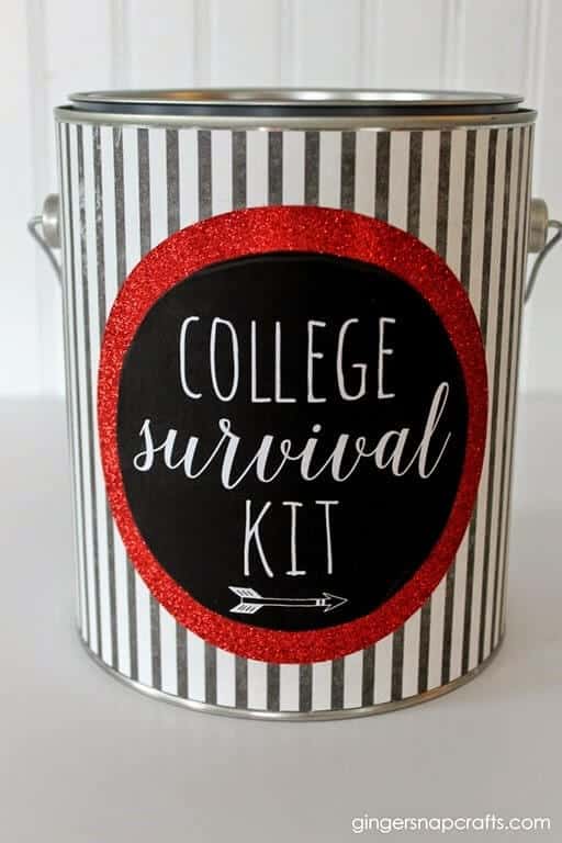 collge survival kit with money inside