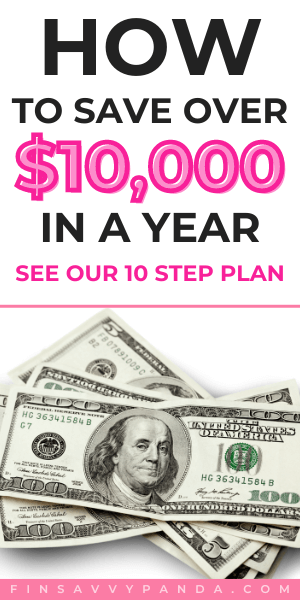 how to save $10,000 in one year