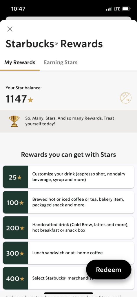 my-starbucks-stars-rewards-for-free-drinks-2023