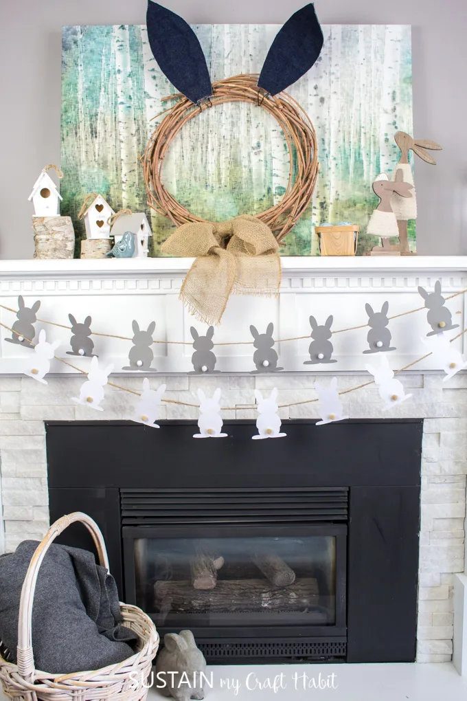 Bunny-Garland-with-Cricut