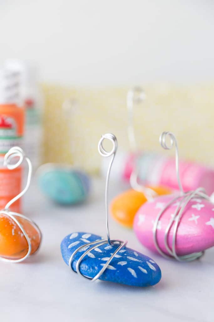 Painted-DIY-Rock-Photo-Image-Holder