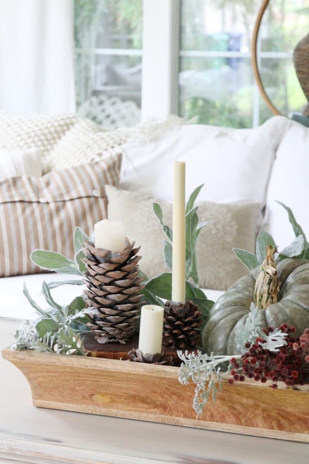 Pinecone-Candle-Holder-To Sell