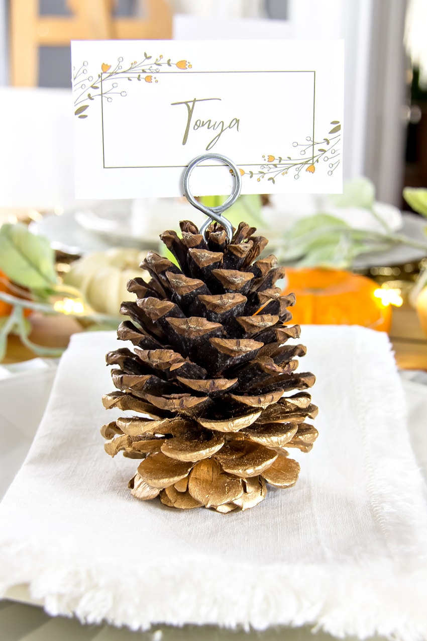Pinecone-Place-Card-Holders