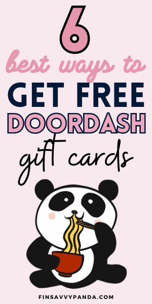 free doordash gift card