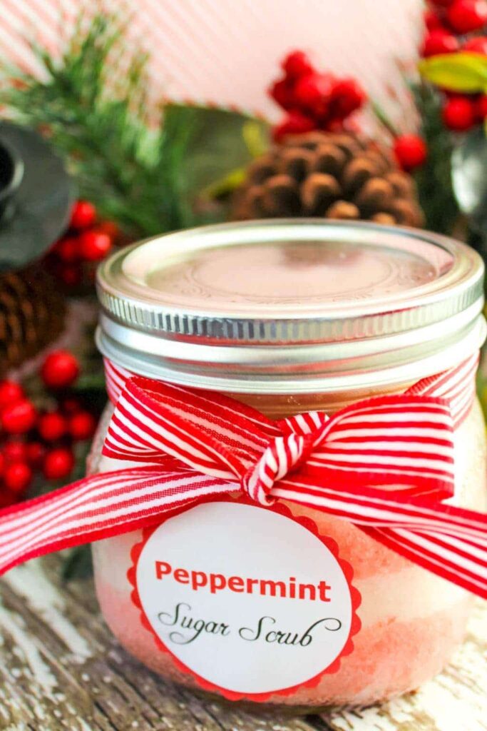 peppermint-sugar-scrub-mason-jar
