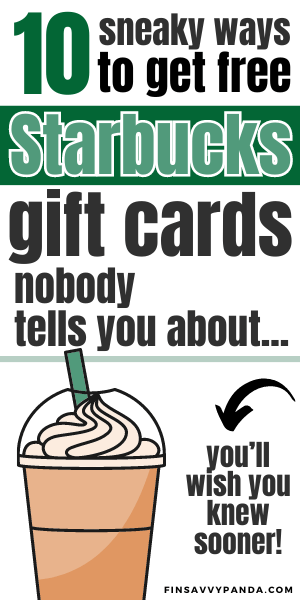 how to get free starbucks gift cards