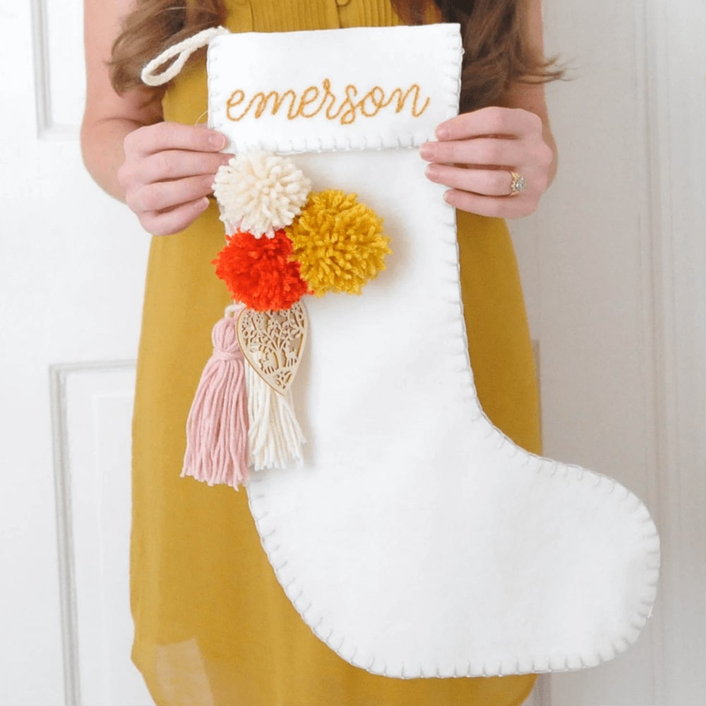 money gift in christmas stockings