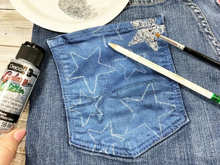 american flag jean shorts