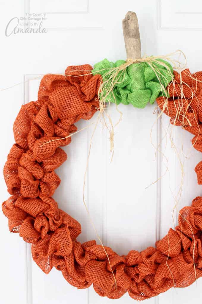 autumn pumpkin wreath