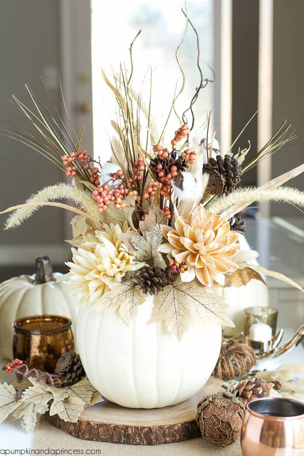 pumpkin vase for fall