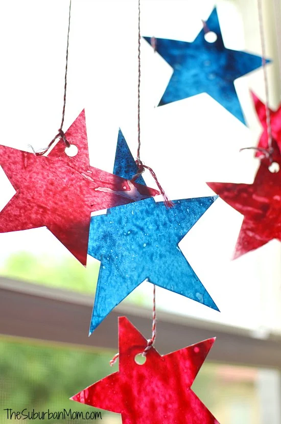 star sun catchers 4th of july crafts to make and sell