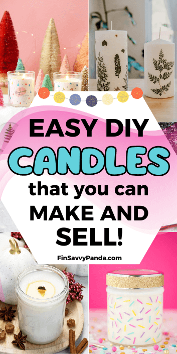diy candles to make and sell