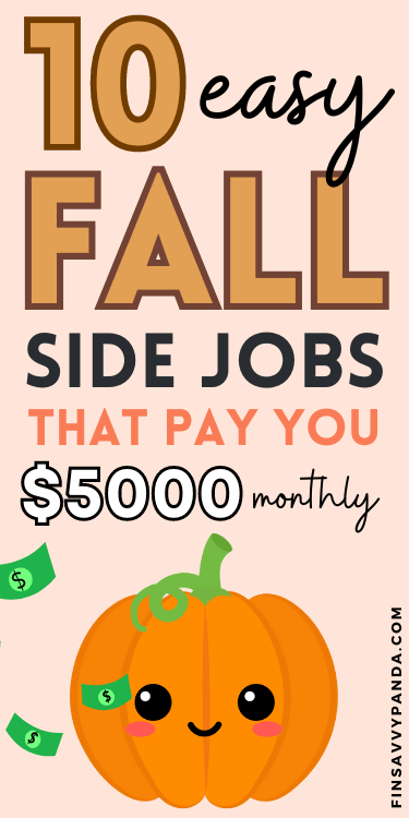 fall side hustle ideas