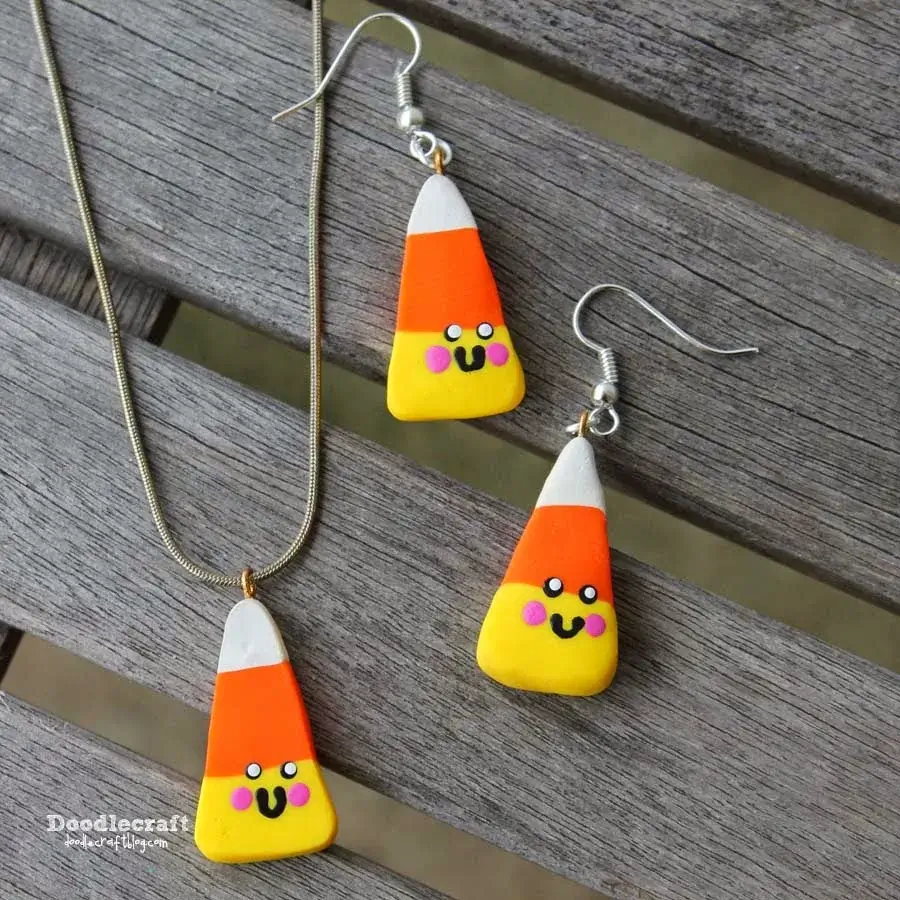 DIY-candy-corn-polymer-clay-jewelry-earrings