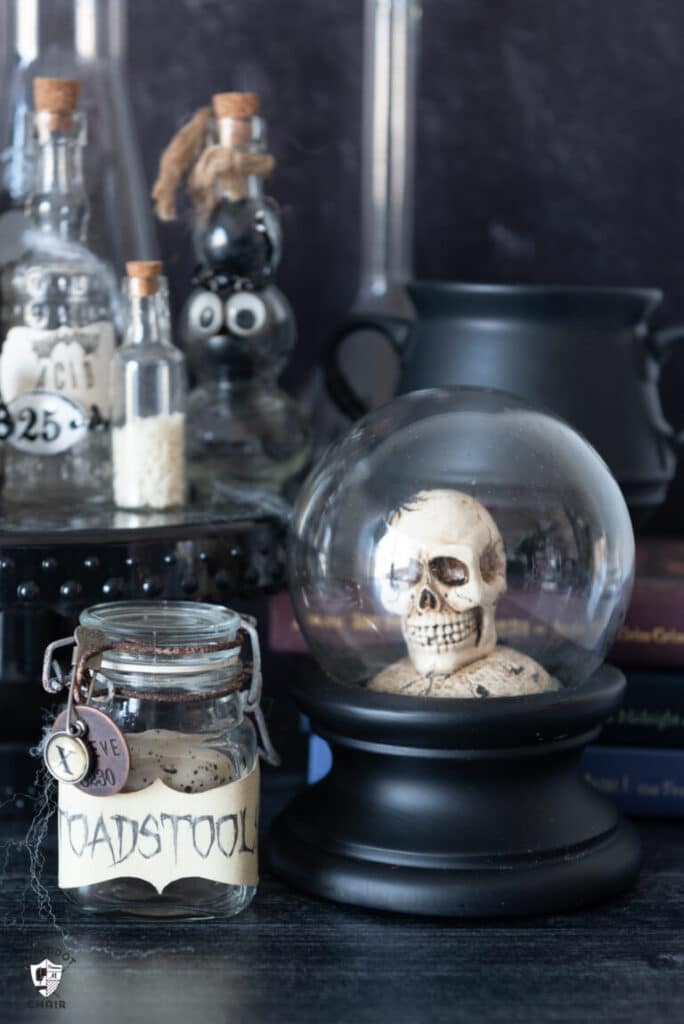 Halloween potion centerpieces