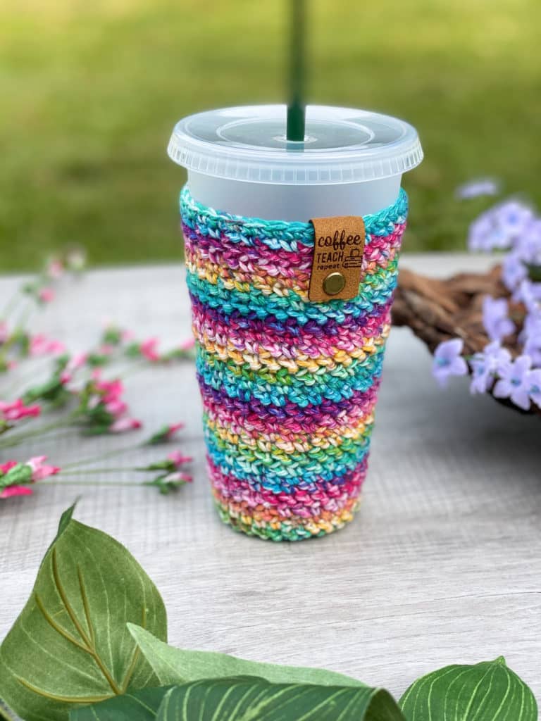 crochet cup cozy