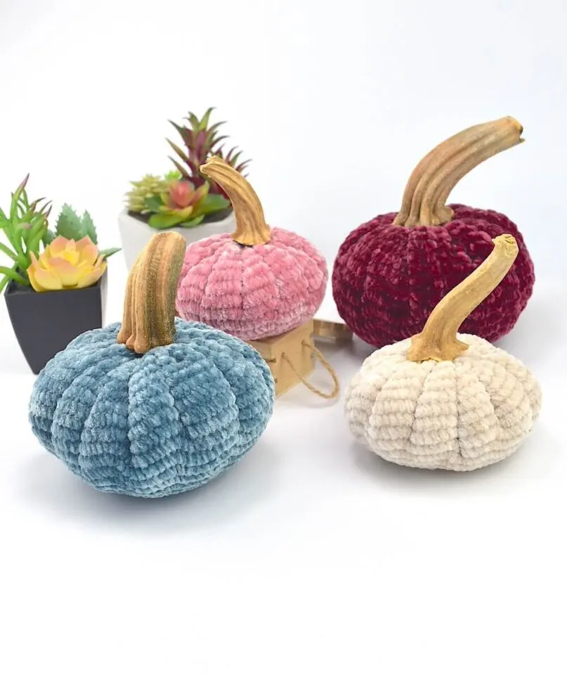 crochet pumpkins
