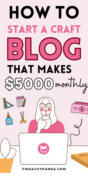 start a crafting blog
