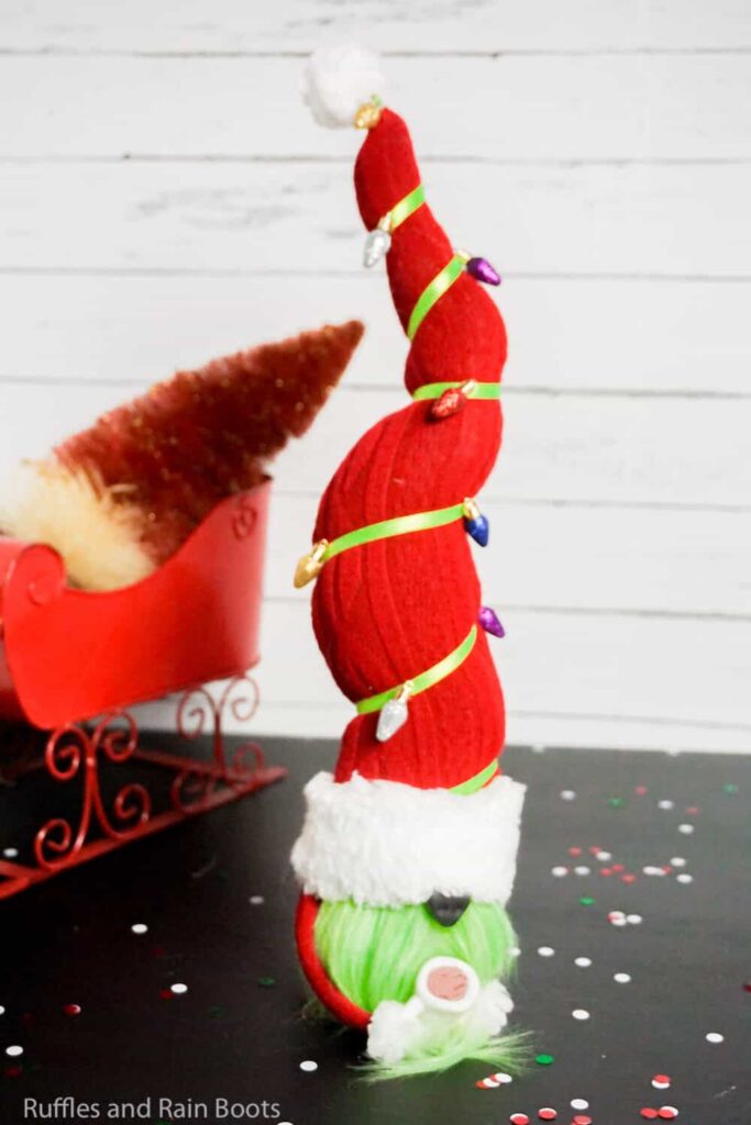 Adorable Grinch Sock Gnome
