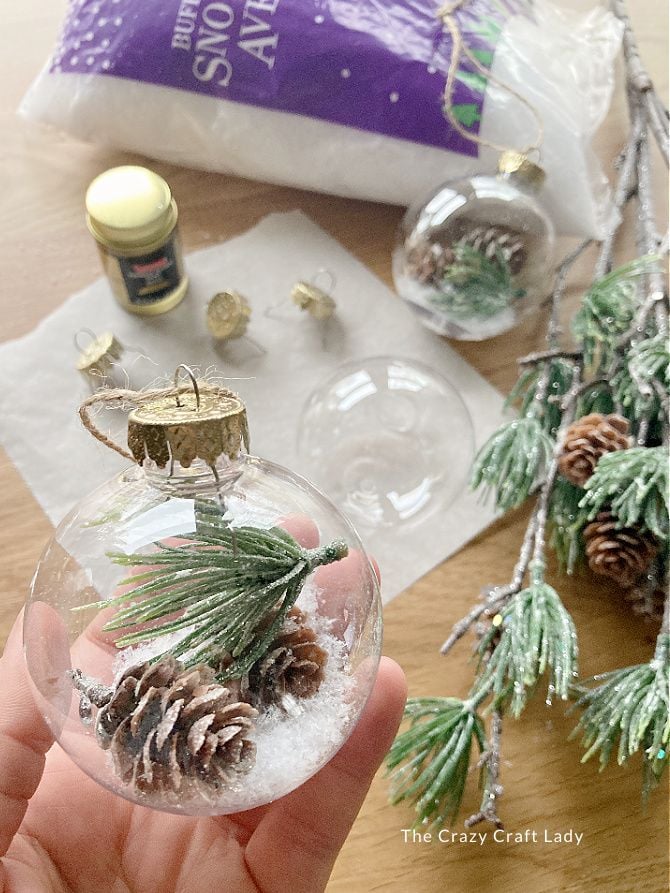 Fancy Pine Christmas Ornament