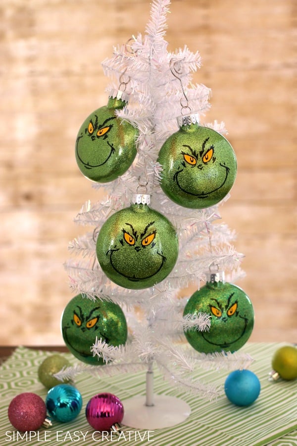 Fun Grinch-Themed Ornaments
