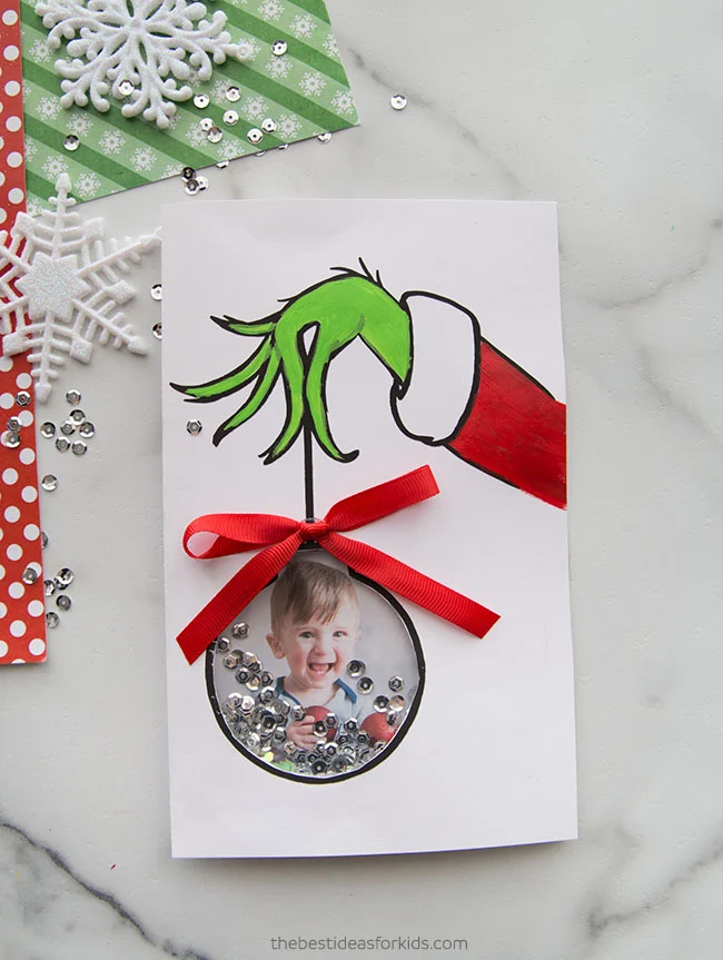 Lovely Grinch Christmas Card